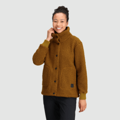 Outdoor UK Women's Juneau Sherpa Trucker Jacket Tapenade