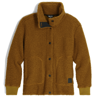 Outdoor UK Women's Juneau Sherpa Trucker Jacket Tapenade