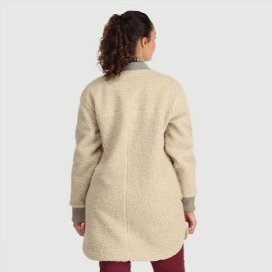 Outdoor UK Women's Juneau Sherpa Fleece Coat Fog
