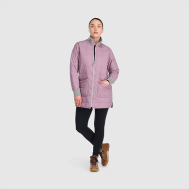 Outdoor UK Women's Shadow Reversible Parka Ash/Moth