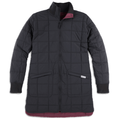 Outdoor UK Women's Shadow Reversible Parka Black/Kalamata
