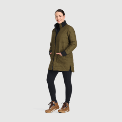 Outdoor UK Women's Shadow Reversible Parka Loden/Black