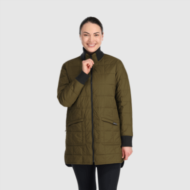 Outdoor UK Women's Shadow Reversible Parka Loden/Black