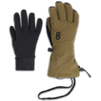 Outdoor UK Women's Adrenaline 3-In-1  Gloves Black