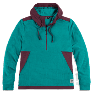 Outdoor UK Women's Trail Mix Pullover Hoodie Deep Lake/Elk