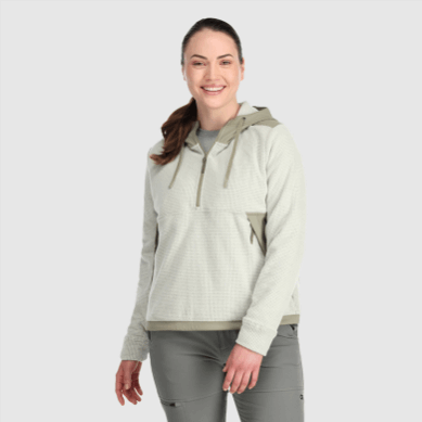 Outdoor UK Women's Trail Mix Pullover Hoodie Sand/Flint