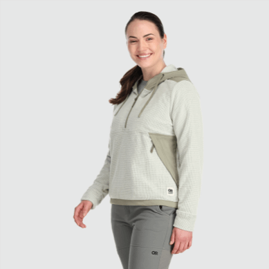 Outdoor UK Women's Trail Mix Pullover Hoodie Sand/Flint