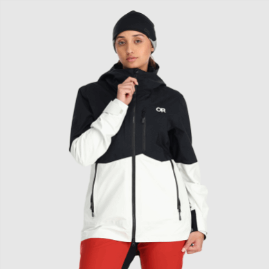 Outdoor UK Women's Hemispheres Ii Gore-Tex® Jacket Black/Snow