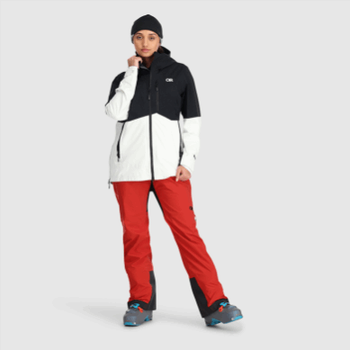 Outdoor UK Women's Hemispheres Ii Gore-Tex® Jacket Black/Snow