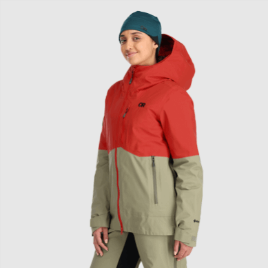 Outdoor UK Women's Hemispheres Ii Gore-Tex® Jacket Cranberry/Flint