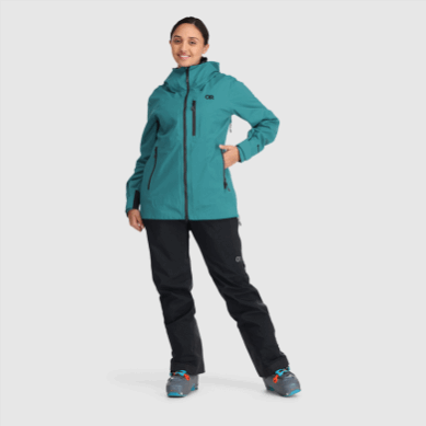 Outdoor UK Women's Hemispheres Ii Gore-Tex® Jacket Deep Lake
