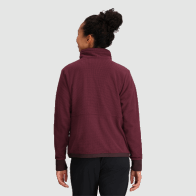 Outdoor UK Women's Trail Mix Quarter Zip Pullover Kalamata
