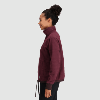 Outdoor UK Women's Trail Mix Quarter Zip Pullover Kalamata