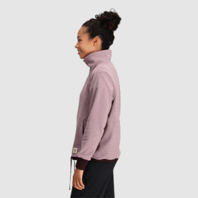 Outdoor UK Women's Trail Mix Quarter Zip Pullover Moth