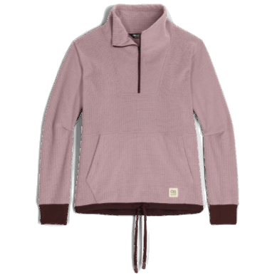 Outdoor UK Women's Trail Mix Quarter Zip Pullover Moth