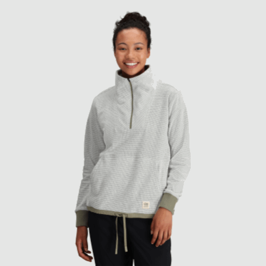 Outdoor UK Women's Trail Mix Quarter Zip Pullover Snow