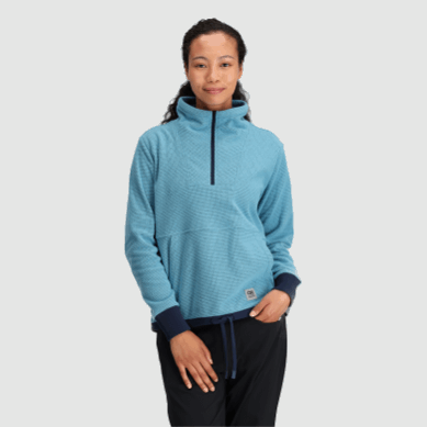Outdoor UK Women's Trail Mix Quarter Zip Pullover Mineral