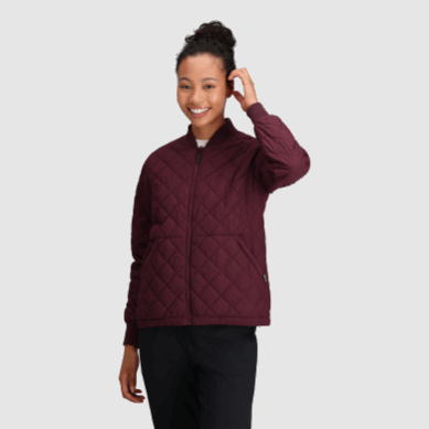 Outdoor UK Women's Shadow Reversible Bomber Kalamata/Moth