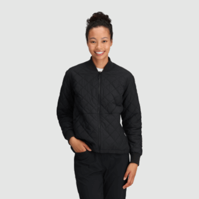 Outdoor UK Women's Shadow Reversible Bomber Black/Loden