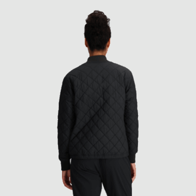 Outdoor UK Women's Shadow Reversible Bomber Black/Loden