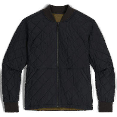 Outdoor UK Women's Shadow Reversible Bomber Black/Loden