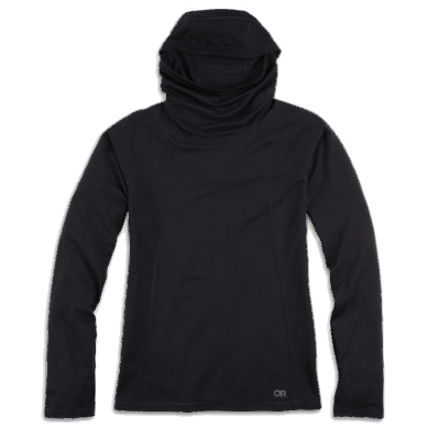 Outdoor UK Women's Alpine Onset Merino 150 Hoodie Black