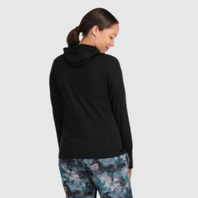 Outdoor UK Women's Alpine Onset Merino 150 Hoodie Black