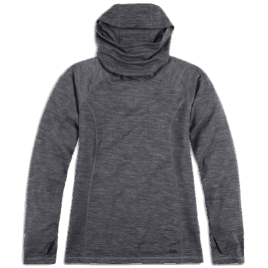 Outdoor UK Women's Alpine Onset Merino 150 Hoodie Charcoal Heather