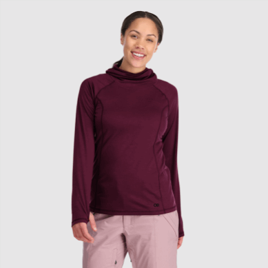 Outdoor UK Women's Alpine Onset Merino 150 Hoodie Kalamata