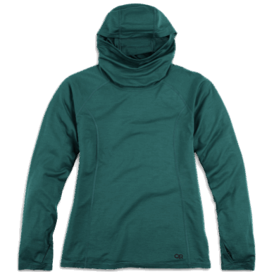 Outdoor UK Women's Alpine Onset Merino 150 Hoodie Treeline