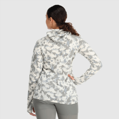 Outdoor UK Women's Alpine Onset Merino 150 Hoodie Snow Camo