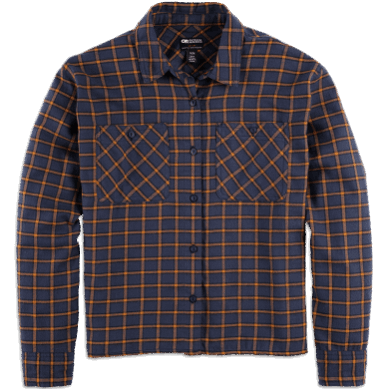 Outdoor UK Women's Feedback Flannel Shirt Light Naval Blue Plaid