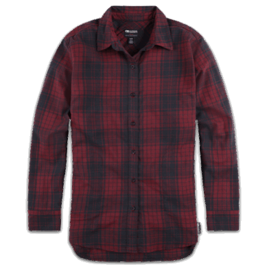 Outdoor UK Women's Kulshan Flannel Shirt Kalamata Plaid