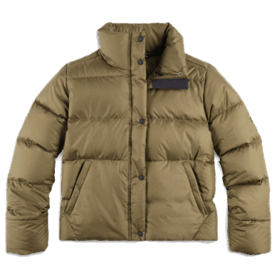 Outdoor UK Women's Coldfront Down Jacket-Plus Loden