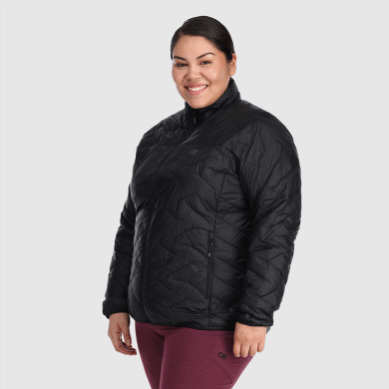 Outdoor UK Women's Superstrand Lt Jacket-Plus Black