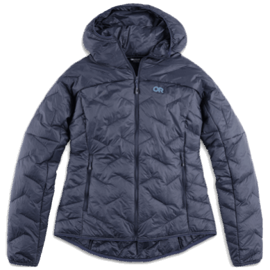 Outdoor UK Women's Superstrand Lt Hoodie-Plus Naval Blue