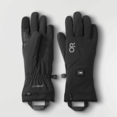 Outdoor UK Women's Sureshot Heated Softshell Gloves Black