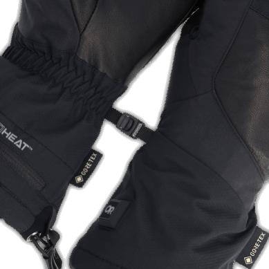 Outdoor UK Prevail Heated Gore-Tex Gloves Black