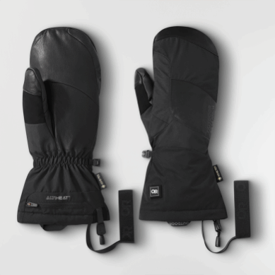 Outdoor UK Prevail Heated Gore-Tex Mitts Black