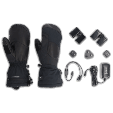 Outdoor UK Prevail Heated Gore-Tex Mitts Black