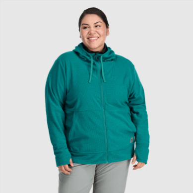 Outdoor UK Women's Trail Mix Hoodie Deep Lake