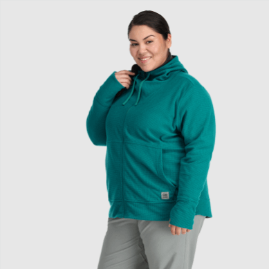 Outdoor UK Women's Trail Mix Hoodie Deep Lake