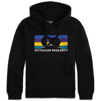 Outdoor UK Or Advocate Stripe Hoodie Black