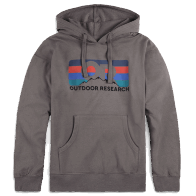 Outdoor UK Or Advocate Stripe Hoodie Charcoal