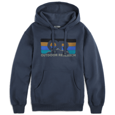 Outdoor UK Or Advocate Stripe Hoodie Naval Blue