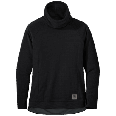 Outdoor UK Women's Trail Mix Cowl Pullover-Plus Black