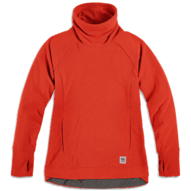 Outdoor UK Women's Trail Mix Cowl Pullover-Plus Cranberry