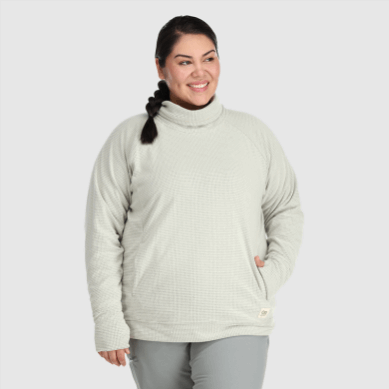 Outdoor UK Women's Trail Mix Cowl Pullover-Plus Sand