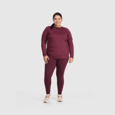 Outdoor UK Women's Melody 7/8 Leggings-Plus Kalamata Heather