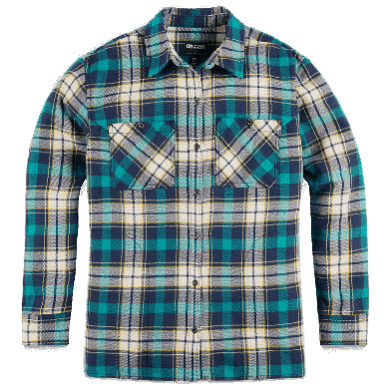 Outdoor UK Women's Feedback Flannel Shirt-Plus Deep Lake Plaid